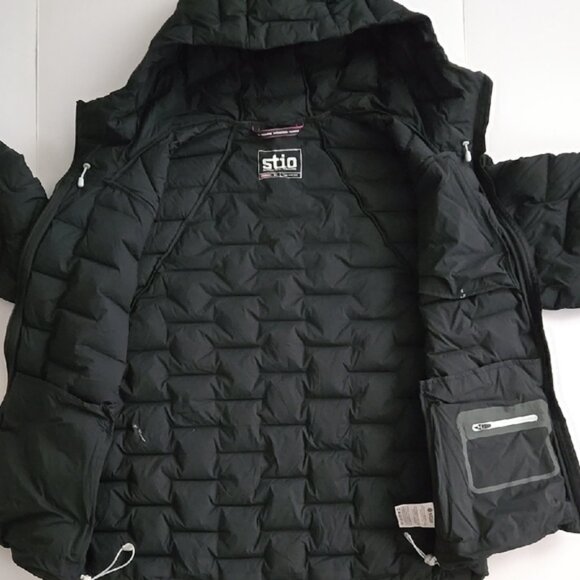 Stio Women's Black Quilted Jacket XL - Picture 3 of 9
